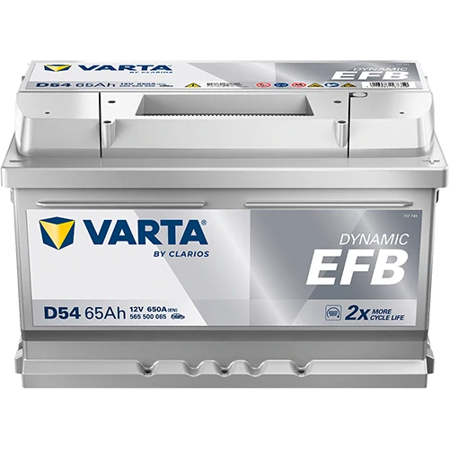 Autobaterie Varta Dynamic EFB 12V 65Ah 640A, 565 500 065, D54