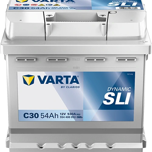 Autobaterie Varta Dynamic SLI 12V 54Ah 530A, 554 400 053, C30