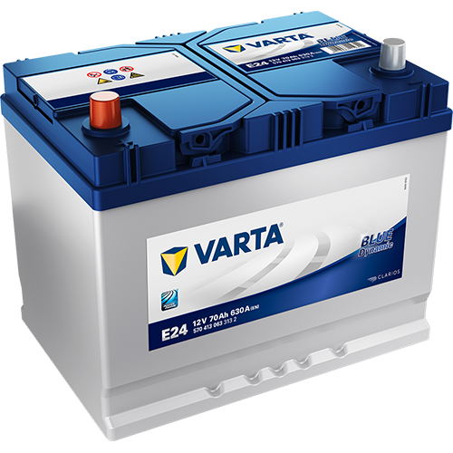 Autobaterie Varta Blue Dynamic 12V 70Ah 630A, 570 413 063, E24