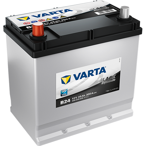 Autobaterie Varta Black Dynamic 12V 45Ah 300A, 545 079 030, B24