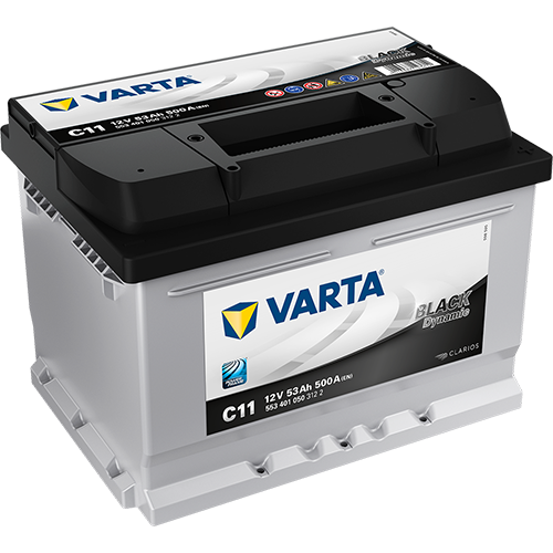 Autobaterie Varta Black Dynamic 12V 53Ah 500A, 553 401 050, C11