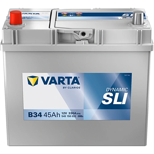 Autobaterie Varta Dynamic SLI 12V 45Ah 330A, 545 158 033, B34