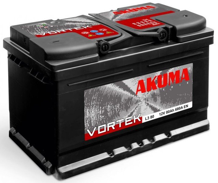 Autobaterie Akuma Vortek 12V 55Ah 480A, L1 55
