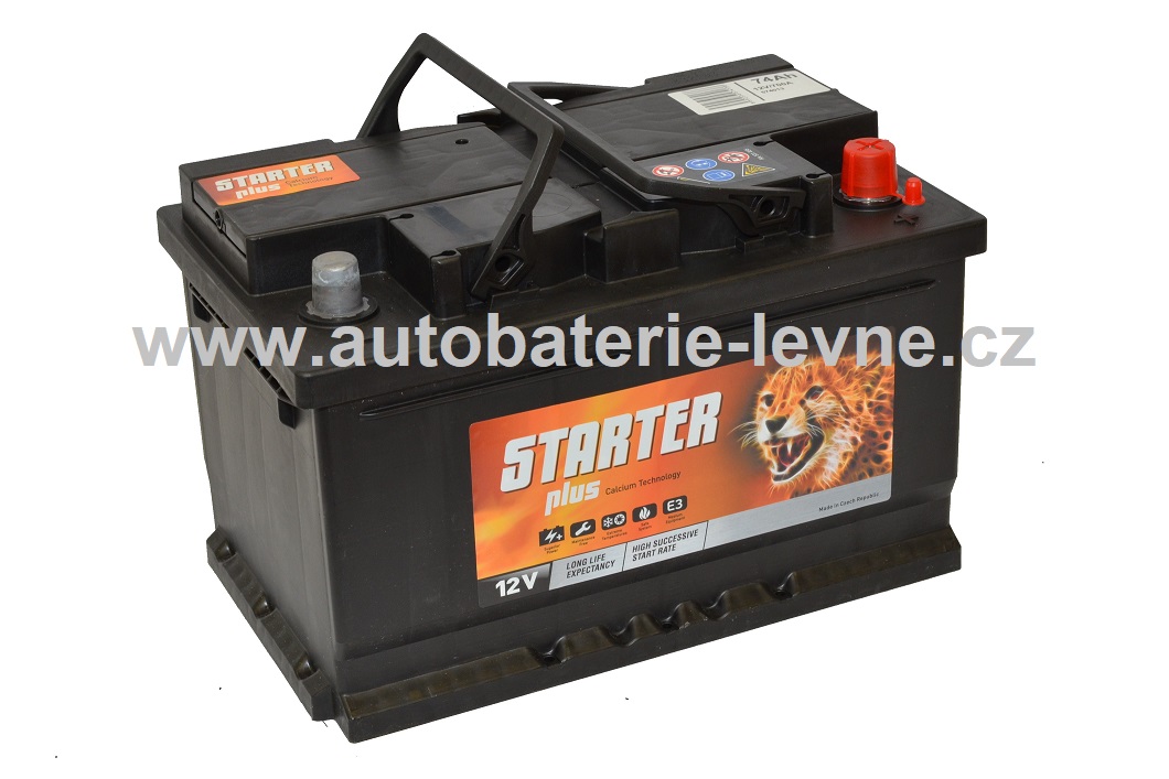 Autobaterie Starter Plus 12V 74Ah 700A, 57413
