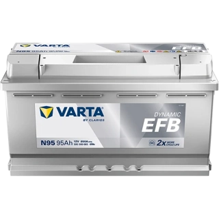 Autobaterie Varta Dynamic EFB 12V 95Ah 850A, 580 500 080, N95