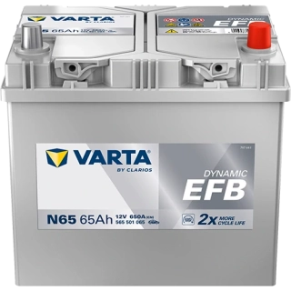 Autobaterie Varta Dynamic EFB 12V 65Ah 650A, 565 501 065, N65