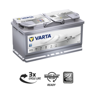 Autobaterie Varta Silver Dynamic AGM 12V 95Ah 850A, 595 901 085, G14