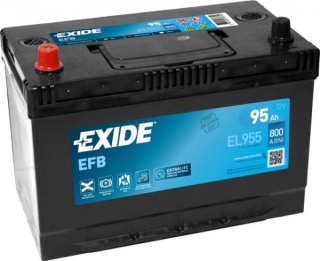 Autobaterie Exide Start-Stop EFB 12V 95Ah 800A, EL955