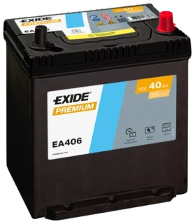 Autobaterie Exide Premium 12V 40Ah 350A, EA406
