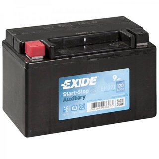 Autobaterie Exide Start-Stop AGM 12V 9Ah 120A, EK091