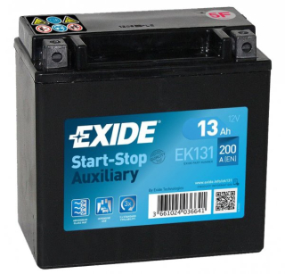 Autobaterie Exide Start-Stop AGM 12V 13Ah 200A, EK131