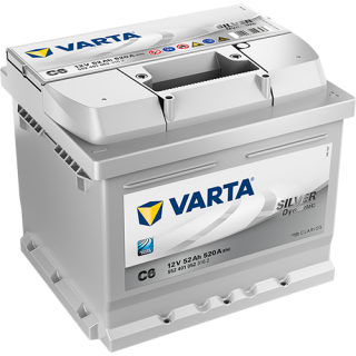 Autobaterie Varta Silver Dynamic 12V 52Ah 520A, 552 401 052, C6