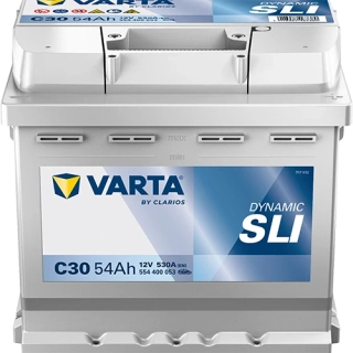 Autobaterie Varta Dynamic SLI 12V 54Ah 530A, 554 400 053, C30
