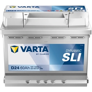 Autobaterie Varta Dynamic SLI 12V 60Ah 540A, 560 408 054, D24