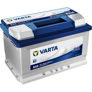Autobaterie Varta Blue Dynamic 12V 72Ah 680A, 572 409 068, E43