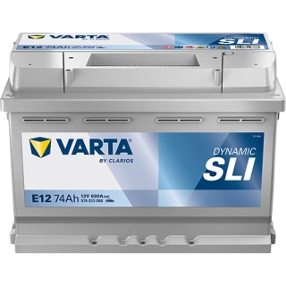 Autobaterie Varta Dynamic SLI 12V 74Ah 680A, 574 013 068, E12