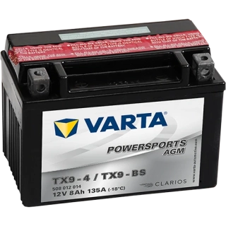 Motobaterie Varta Powersports AGM 8Ah, 12V, 508 012 014, TX9-4 / TX9-BS