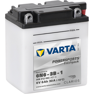 Motobaterie Varta Powersports Freshpack 6Ah, 6V, 006 012 003, 6N6-3B-1