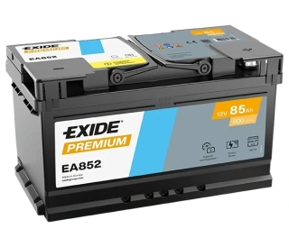 Autobaterie Exide Premium 12V 85Ah 800A, EA852