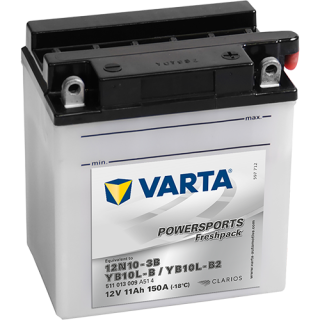 Motobaterie Varta Powersports Freshpack 11Ah, 12V, 511 013 009, YB10L-B