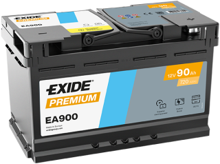 Autobaterie Exide Premium 12V 90Ah 720A, EA900 