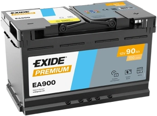 Autobaterie Exide Premium 12V 90Ah 720A, EA900
