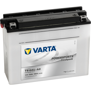 Motobaterie Varta Powersports Freshpack 16Ah, 12V, 516 016 012, YB16AL-A2