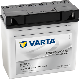 Motobaterie Varta Powersports Freshpack 18Ah, 12V, 518 014 015, 51814
