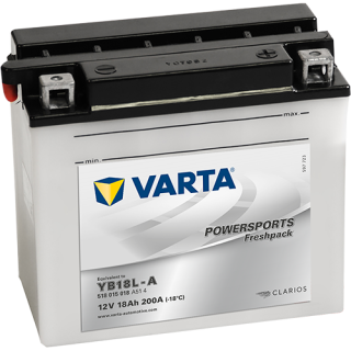 Motobaterie Varta Powersports Freshpack 18Ah, 12V, 518 015 018, YB18L-A