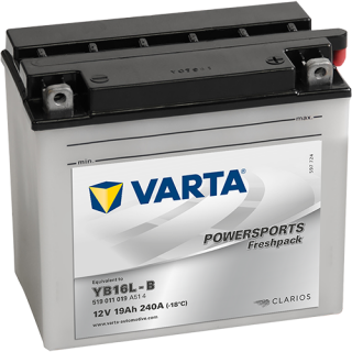 Motobaterie Varta Powersports Freshpack 19Ah, 12V, 519 011 019, YB16L-B