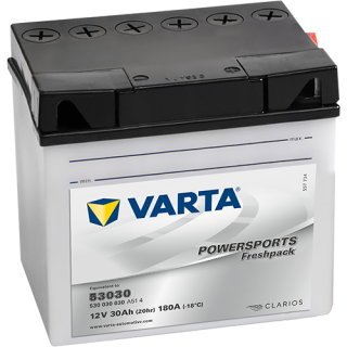 Motobaterie Varta Powersports Freshpack 30Ah, 12V, 530 030 030, 53030