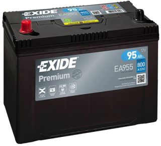 Autobaterie Exide Premium 12V 95Ah 800A, EA955