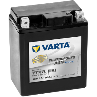Motobaterie Varta Powersports AGM Active 6Ah, 12V, 506 919 009, YTX7L-4