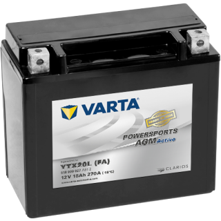 Motobaterie Varta Powersports AGM Active 18Ah, 12V, 518 909 027, YTX20L-4