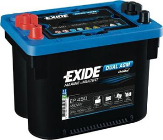 Baterie Exide Dual AGM 12V 50Ah 750A, EP450 