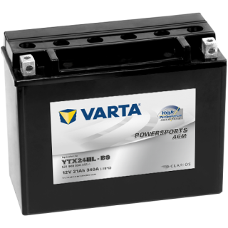 Motobaterie Varta Powersports AGM High Performance 21Ah, 12V, 521 908 034, YTX24HL-BS