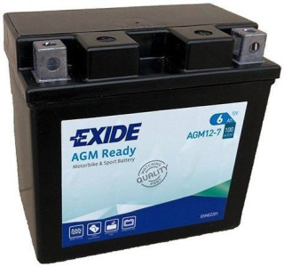 Motobaterie Exide Bike AGM Ready 6Ah, 12V, AGM12-7
