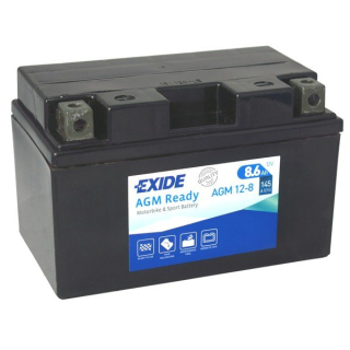 Motobaterie Exide Bike AGM Ready 8,6Ah, 12V, AGM12-8