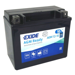Motobaterie Exide Bike AGM Ready 10Ah, 12V, AGM12-10