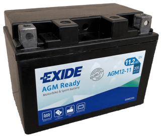 Motobaterie Exide Bike AGM Ready 11Ah, 12V, AGM12-11