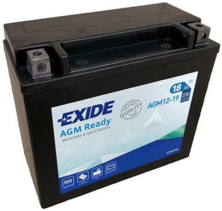 Motobaterie Exide Bike AGM Ready 18Ah, 12V, AGM12-19