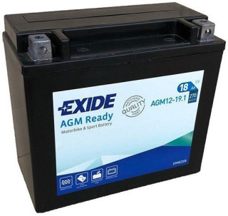 Motobaterie Exide Bike AGM Ready 18Ah, 12V, AGM12-19.1