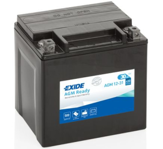 Motobaterie Exide Bike AGM Ready 30Ah, 12V, AGM12-31
