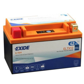 Motobaterie Exide Bike Li-ion 42Wh, 12V, ELTX12