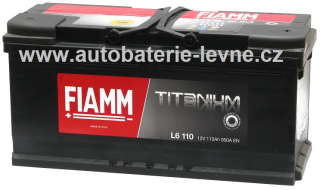 Autobaterie Fiamm Black Titanium 12V 110Ah 950A, L6 110