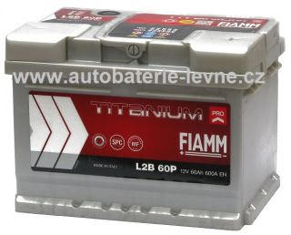 Autobaterie Fiamm Titanium PRO 12V 60Ah 600A, L2B 60P
